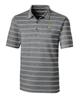 Fort Valley State Wildcats Cutter & Buck Forge Epic Confidence Recycled Heathered Stripe Stretch Mens Polo Black Mannequin