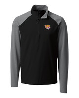 Bethune-Cookman Wildcats Cutter & Buck Response Lightweight Hybrid Quarter Zip Mens Pullover Windbreaker Black Mannequin