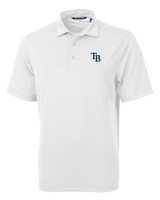 Tampa Bay Rays Cutter & Buck Virtue Eco Pique Recycled Mens Big and Tall Polo WH_MANN_HG 1