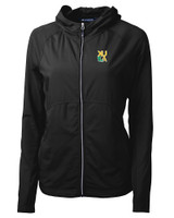 Xavier Gold Rush Cutter & Buck Adapt Eco Knit Hybrid Recycled Womens Full Zip Jacket BL_MANN_HG 