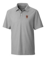 New York Mets Cutter & Buck Big & Tall Breakthrough Polo Polished Medium Gray Mannequin