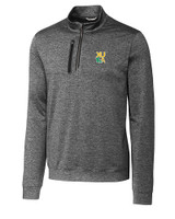 Xavier Gold Rush Cutter & Buck Stealth Heathered Mens Big and Tall  Quarter Zip Pullover EG_MANN_HG 