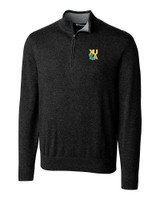 Xavier Gold Rush Cutter & Buck Lakemont Tri-Blend Mens Big and Tall Quarter Zip Pullover Sweater BL_MANN_HG 