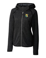 Xavier Gold Rush Cutter & Buck Mainsail Full Zip Hooded Womens Jacket CCH_MANN_HG 