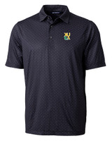 Xavier Gold Rush Cutter & Buck Pike Double Dot Print Stretch Mens Polo BL_MANN_HG 