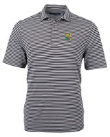Xavier Gold Rush Cutter & Buck Virtue Eco Pique Stripe Recycled Mens Polo BL_MANN_HG 