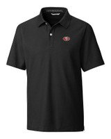 San Francisco 49ers Cutter & Buck Big & Tall Breakthrough Polo Black Mannequin