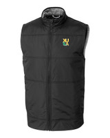 Xavier Gold Rush Cutter & Buck Stealth Hybrid Quilted Mens Big and Tall Windbreaker Vest BL_MANN_HG 