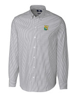 Xavier Gold Rush Cutter & Buck Stretch Oxford Stripe Mens Big and Tall Long Sleeve Dress Shirt CC_MANN_HG 