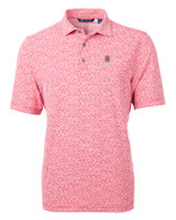 Bradley Braves Cutter & Buck Virtue Eco Pique Botanical Print Recycled Mens Polo RD_MANN_HG 1