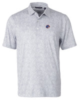 Boise State Broncos Cutter & Buck Pike Constellation Print Stretch Mens Polo POL_MANN_HG 1