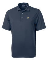 Navy Midshipmen Cutter & Buck Virtue Eco Pique Recycled Mens Big and Tall Polo NVBU_MANN_HG 