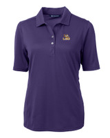 LSU Tigers Cutter & Buck Virtue Eco Pique Recycled Womens Polo CLP_MANN_HG 1