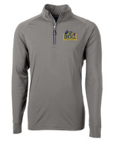 Drexel Dragons Cutter & Buck Adapt Eco Knit Stretch Recycled Mens Quarter Zip Pullover EG_MANN_HG 