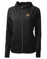 LSU Tigers Cutter & Buck Adapt Eco Knit Hybrid Recycled Womens Full Zip Jacket BL_MANN_HG 1