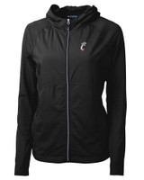 Cincinnati Bearcats Cutter & Buck Adapt Eco Knit Hybrid Recycled Womens Full Zip Jacket BL_MANN_HG 1