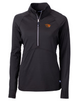 Oregon State Beavers Cutter & Buck Adapt Eco Knit Stretch Recycled Womens Half Zip Pullover BL_MANN_HG 1