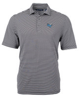 Middle Tennessee Blue Raiders Cutter & Buck Virtue Eco Pique Stripe Recycled Mens Polo BL_MANN_HG 