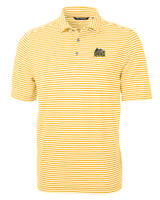 Drexel Dragons Cutter & Buck Virtue Eco Pique Stripe Recycled Mens Polo CLG_MANN_HG 