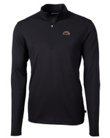 Southern Mississippi Eagles Cutter & Buck Virtue Eco Pique Recycled Quarter Zip Mens Pullover BL_MANN_HG 1
