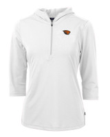 Oregon State Beavers Cutter & Buck Virtue Eco Pique Recycled Half Zip Pullover Womens Hoodie WH_MANN_HG 1
