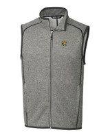 Wichita State Shockers Cutter & Buck Mainsail Sweater-Knit Mens Big and Tall Full Zip Vest POH_MANN_HG 1