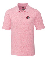 Winston-Salem State Rams Cutter & Buck Advantage Tri-Blend Space Dye Mens Polo Cardinal Red Mannequin