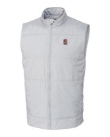 Stanford Cardinal - Cutter & Buck Stealth Hybrid Quilted Mens Big and Tall Windbreaker Vest POL_MANN_HG 1