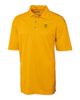 Emory Eagles Cutter & Buck Genre Textured Solid Mens Polo College Gold Mannequin