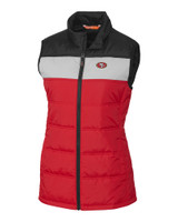 San Francisco 49ers CBUK Womens Thaw Insulated Packable Vest RD_MANN_HG 1