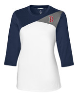Boston Red Sox CBUK Womens Swift Long Sleeve Colorblock Tee NA_MANN_HG 1