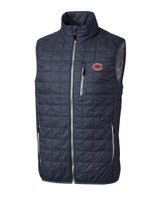 Chicago Bears Cutter & Buck Rainier PrimaLoft® Mens Big and Tall Eco Insulated Full Zip Puffer Vest ANM_MANN_HG 1