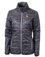 Baylor Bears Cutter & Buck Rainier PrimaLoft® Womens Eco Insulated Full Zip Printed Puffer Jacket BL_MANN_HG 1