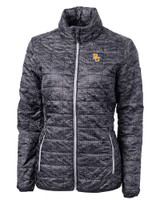 Baylor Bears Cutter & Buck Rainier PrimaLoft® Womens Eco Insulated Full Zip Printed Puffer Jacket BL_MANN_HG 