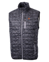 Cincinnati Bengals Cutter & Buck Rainier PrimaLoft® Mens Eco Insulated Full Zip Printed Puffer Vest BL_MANN_HG 1