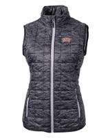 UNLV Rebels Cutter & Buck Rainier PrimaLoft® Womens Eco Insulated Full Zip Printed Puffer Vest BL_MANN_HG 