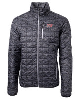 UNLV Rebels Cutter & Buck Rainier PrimaLoft® Mens Eco Insulated Full Zip Printed Puffer Jacket BL_MANN_HG 