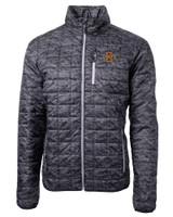 Iowa State Cyclones Cutter & Buck Rainier PrimaLoft® Mens Eco Insulated Full Zip Printed Puffer Jacket BL_MANN_HG 1