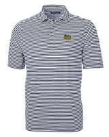 Drexel Dragons Cutter & Buck Virtue Eco Pique Stripe Recycled Mens Big and Tall Polo NVBU_MANN_HG 