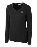 Middle Tennessee Blue Raiders Cutter & Buck Lakemont Tri-Blend Womens V-Neck Pullover Sweater BL_MANN_HG 
