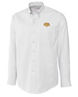 Tennessee Tech Golden Eagles Cutter & Buck Epic Easy Care Nailshead Mens Big and Tall Long Sleeve Dress Shirt White Mannequin
