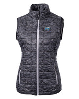 Middle Tennessee Blue Raiders Cutter & Buck Rainier PrimaLoft® Womens Eco Insulated Full Zip Printed Puffer Vest BL_MANN_HG 