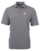 Michigan State Spartans Cutter & Buck Virtue Eco Pique Stripe Recycled Mens Big and Tall Polo BL_MANN_HG 1