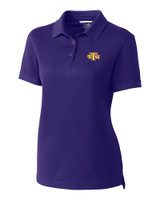 Tennessee Tech Golden Eagles Cutter & Buck Advantage Eco Tri-Blend Pique Womens Polo College Purple Mannequin