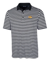 Tennessee Tech Golden Eagles Cutter & Buck Mens Forge Polo Multi Stripe Black Mannequin
