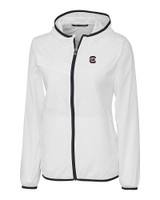 South Carolina Gamecocks Cutter & Buck Womens Breaker Hooded Jacket White Mannequin