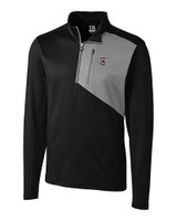 South Carolina Gamecocks Cutter & Buck Shaw Hybrid Half Zip Black Mannequin