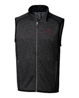 FSU Bobby Bowden Cutter & Buck Mainsail Sweater-Knit Mens Big and Tall Full Zip Vest CCH_MANN_HG 