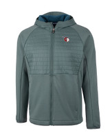 Cleveland Guardians Cutter & Buck Discovery Hybrid Hooded Jacket Soapstone Mannequin