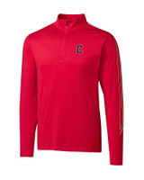 Cleveland Guardians - Cutter & Buck Pennant Sport Half Zip Red Mannequin